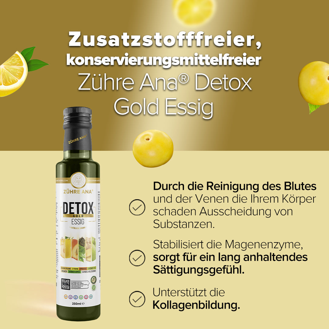 ZÜHRE ANA DETOX GOLD SİRKESİ (Detox Goldessig) cerezland