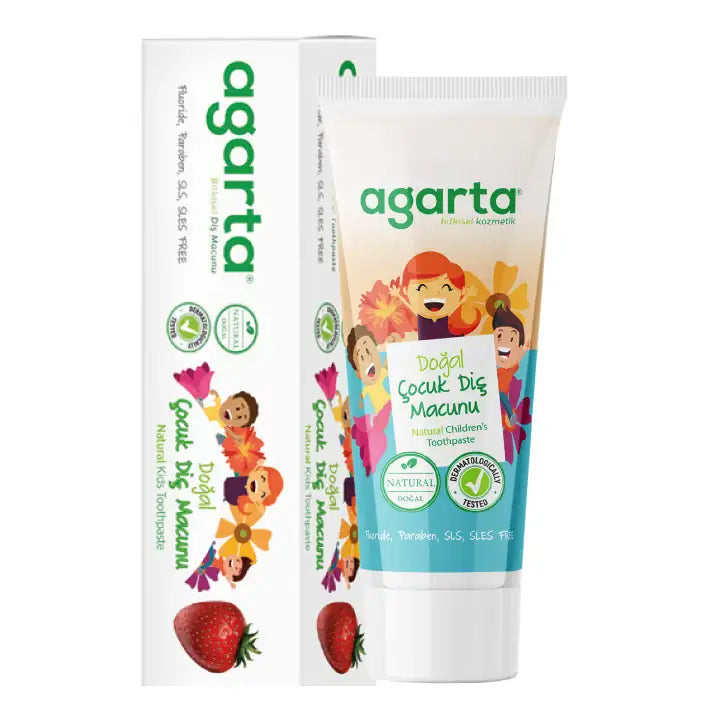 Agarta Doğal Çocuk Diş Macunu Çilekli (Agarta Natürliche Kinder Zahnpasta) 75 ml