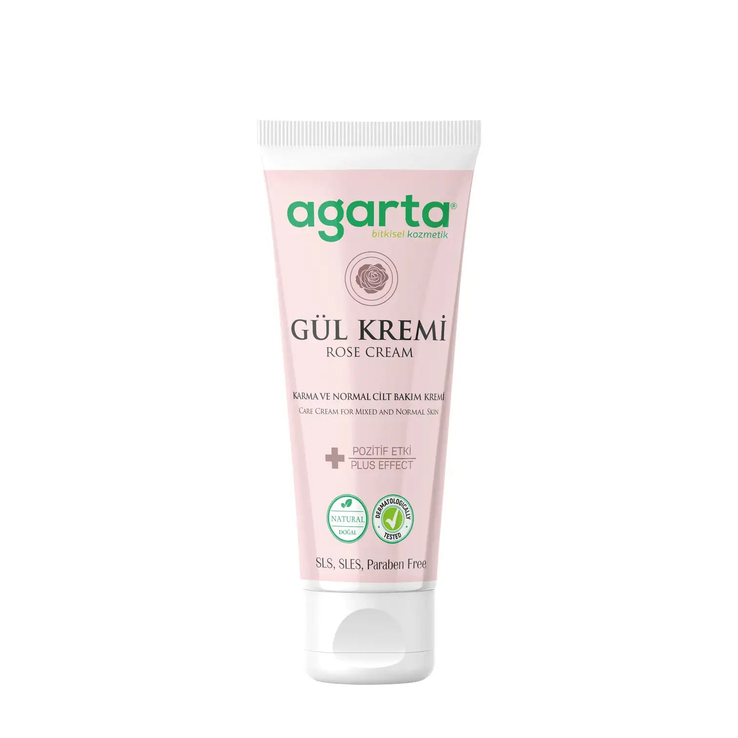 Agarta Doğal Gül Kremi (Agarta Natürlich Rosencreme) 75 ml
