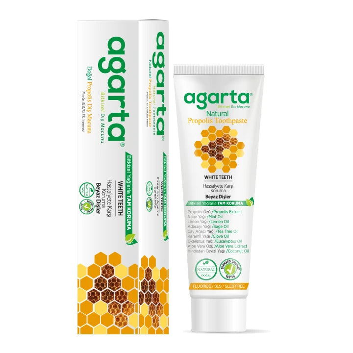 Agarta Doğal Diş Macunu Propolisli (Agarta Natürliche Propolis-Zahnpasta) 100 ml