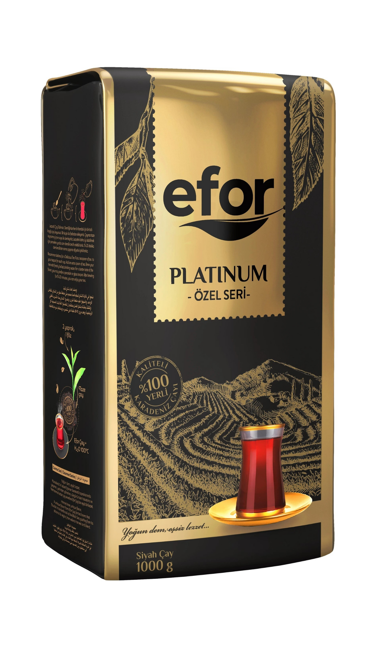 Efor Siyah Çay Platinum (Özel Seri) 500 g cerezland