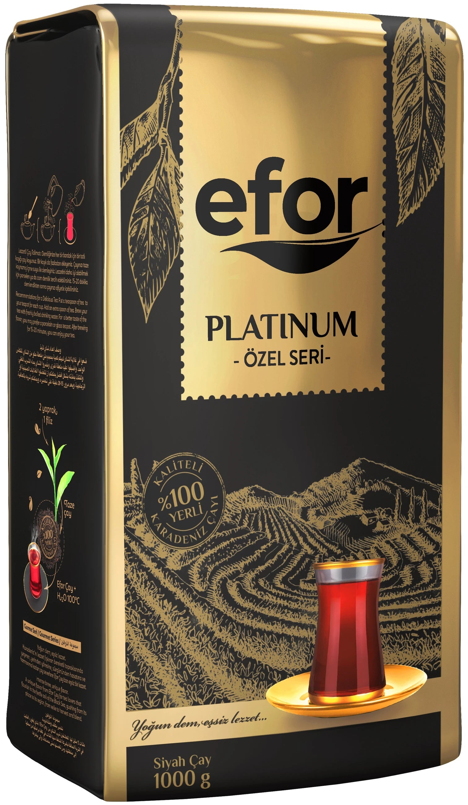 Efor Siyah Çay Platinum (Özel Seri) 500 g