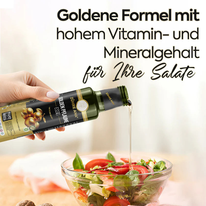 fermentierter essig aus goldpflaume