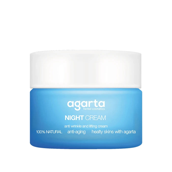 Doğal Yaşlanma Karşıtı Antı Agıng Gece Bakım Kremi (Agarta Natürliche Anti-Aging Nachtpflegecreme ) 50 ml