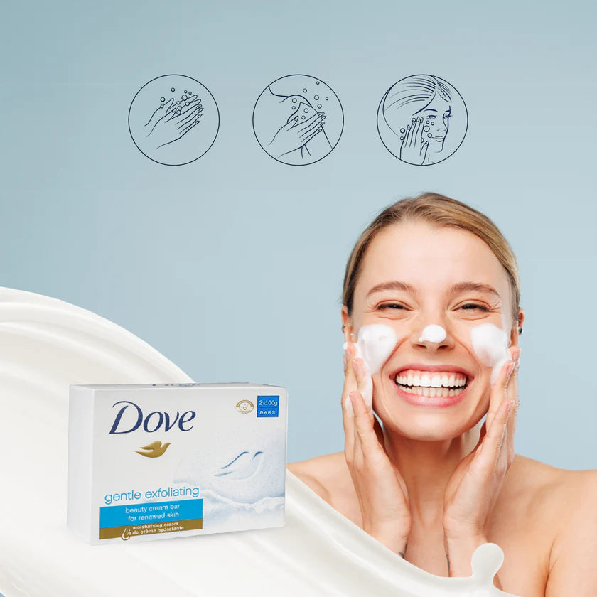 Dove Beauty Cream Bar Gentle Exfoliating Nemlendirici Krem Sabun
