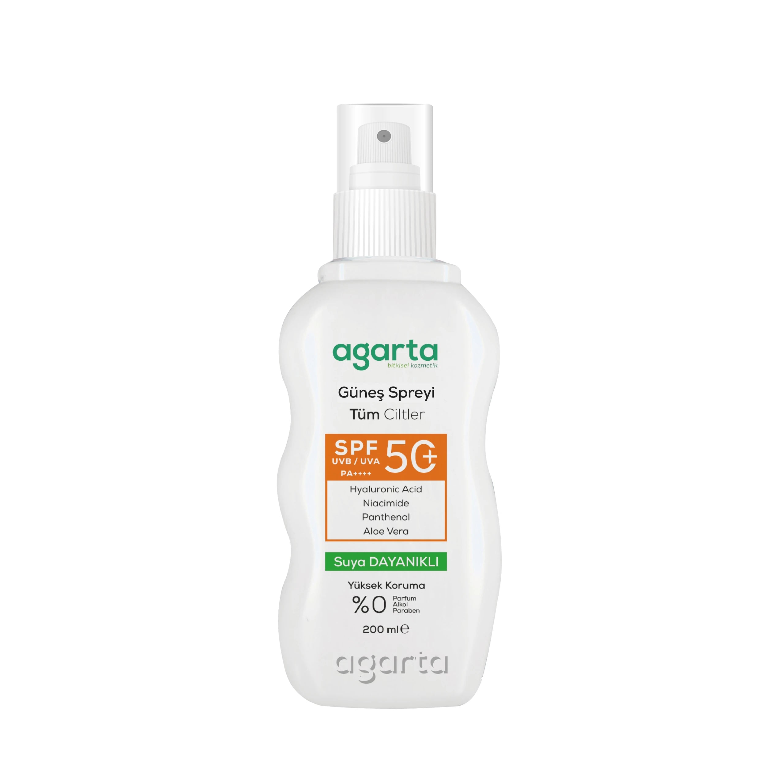 Agarta SPF 50+ Yüz Ve Vücut Güneş Koruyucu Sprey (SPF 50+ Gesichts- & Körperspray) 200 ml