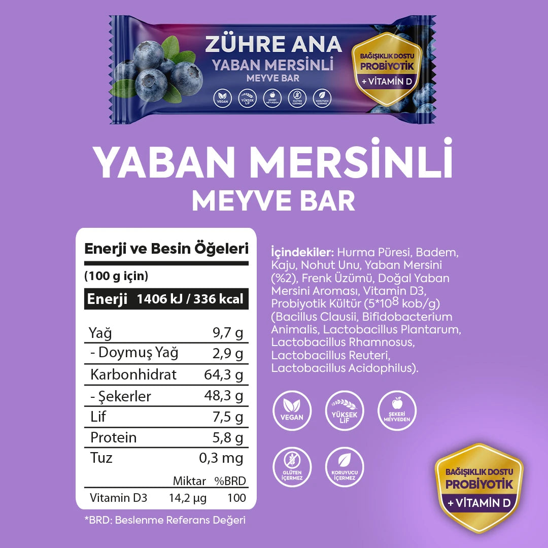 heidelbeer fruchtriegel mit probiotika und vitamin d3