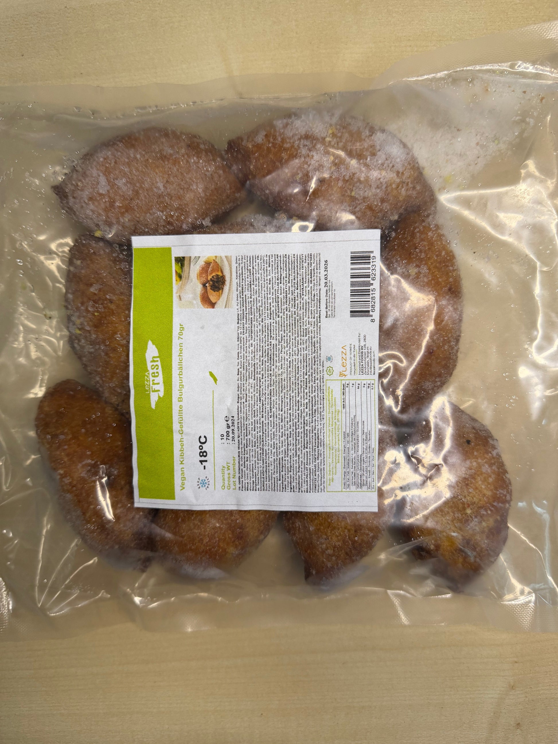 Vegan İçli Köfte (Vegan Kibbeh-Gefüllte Bulgurbällchen) 700 g cerezland
