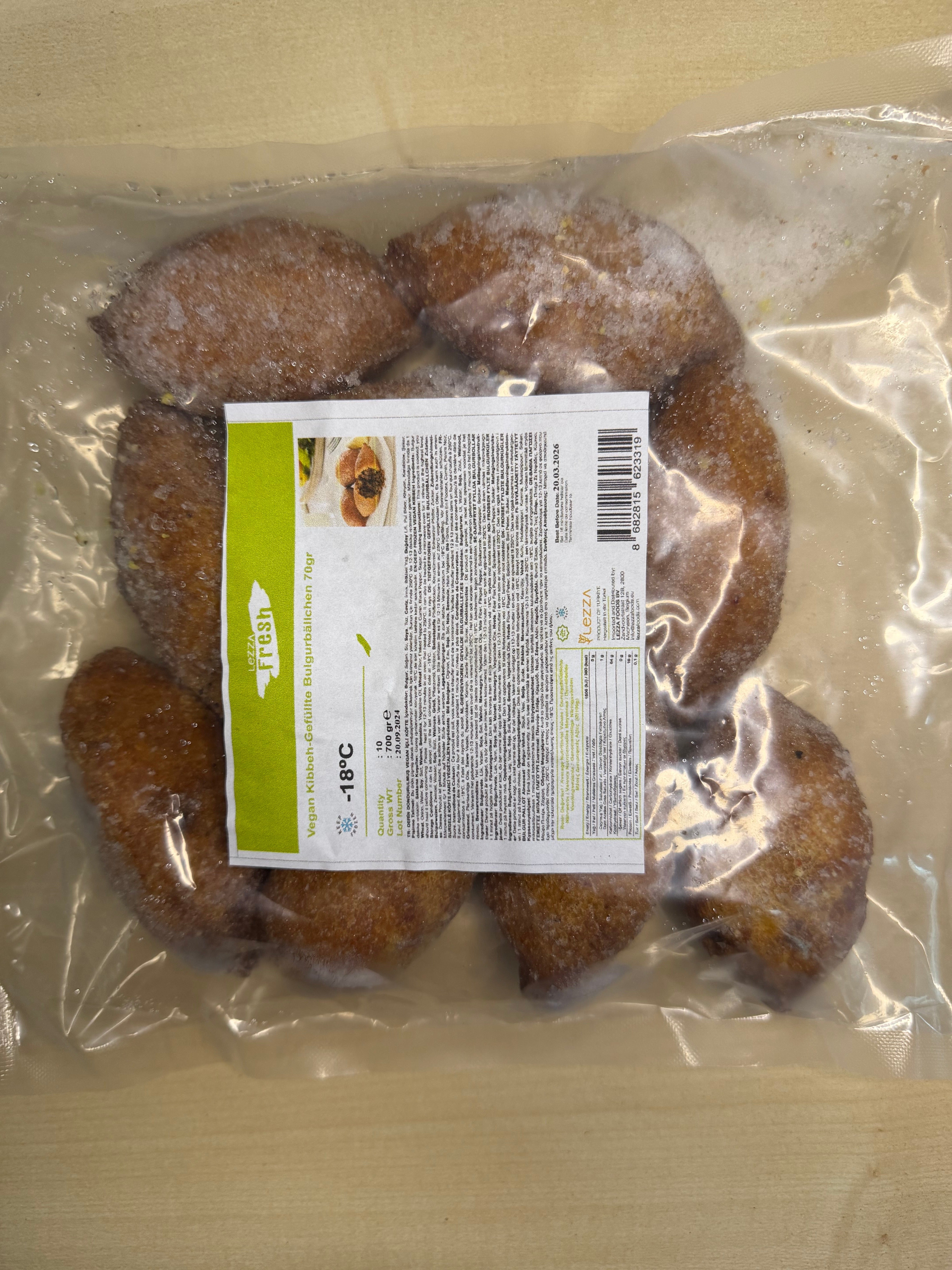 Vegan İçli Köfte (Vegan Kibbeh-Gefüllte Bulgurbällchen) 700 g cerezland