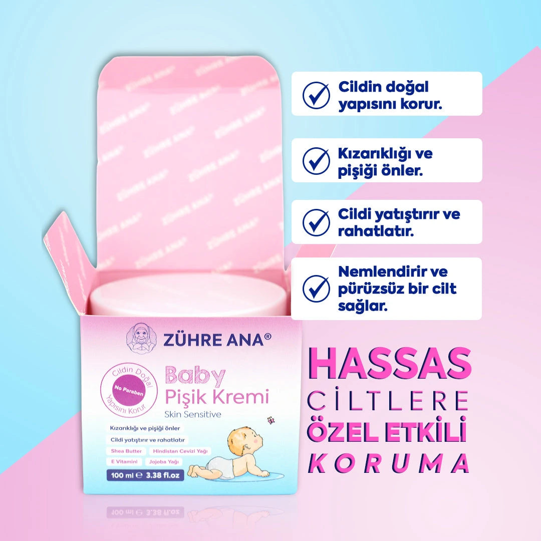 ZÜHRE ANA BABY PİŞİK KREMİ (Baby Windelausschlagcreme)