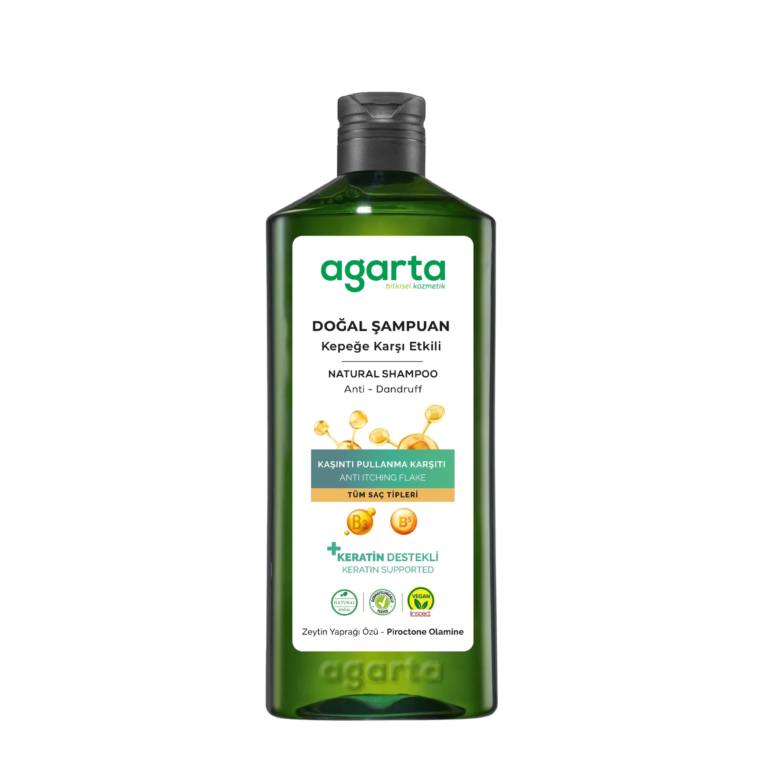 Agarta Doğal Kepek Önleyici Şampuan (Agarta Natürliches Anti-Schuppen Shampoo) 400 ml