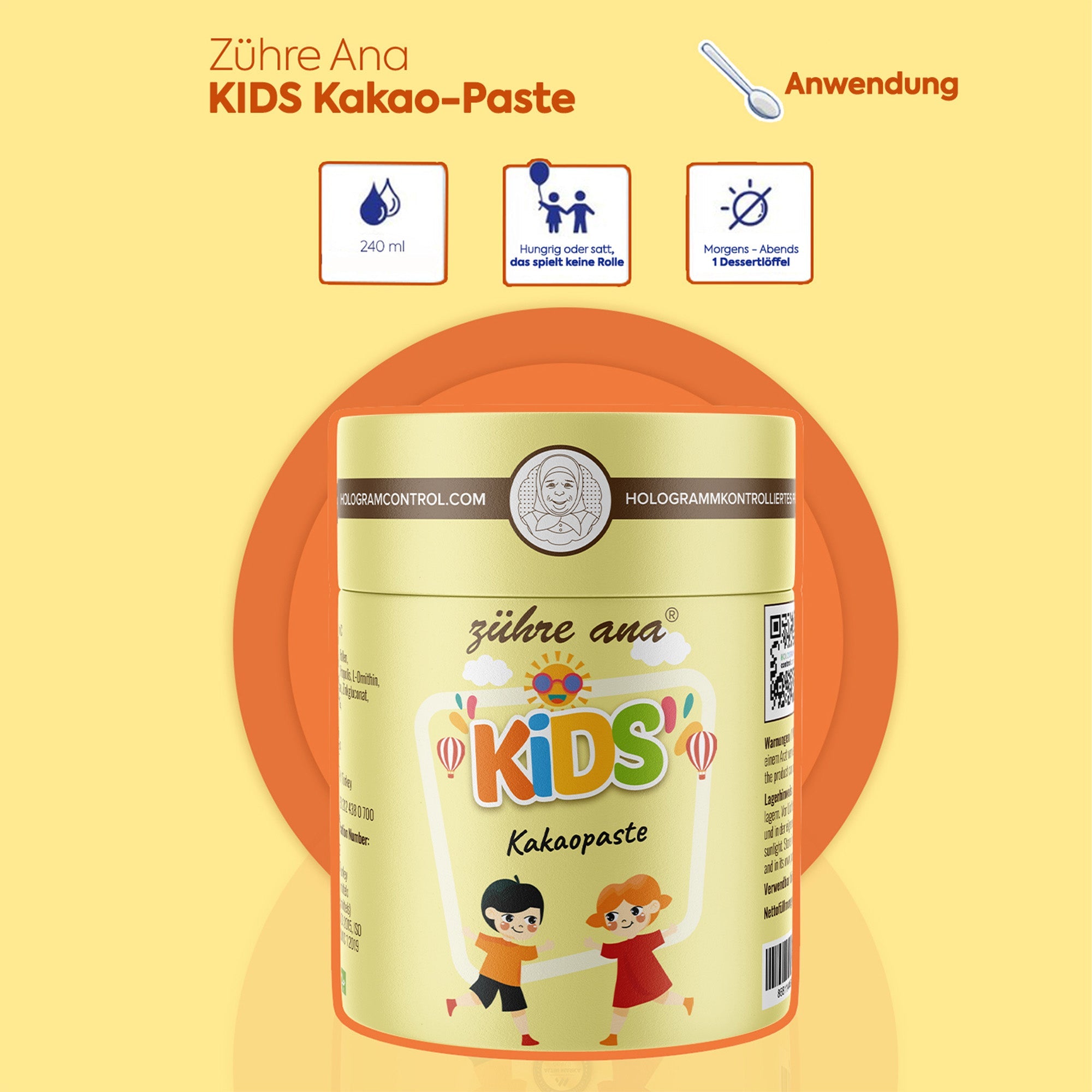 ZÜHRE ANA KİDS KAKAOLU MACUN (Kids Kakaopaste) cerezland