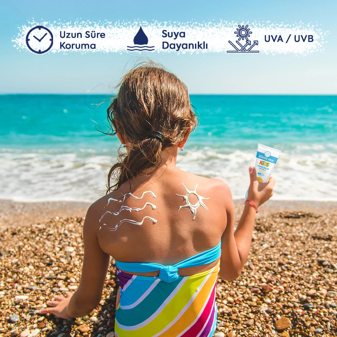 ZÜHRE ANA KİDS GÜNEŞ KREMİ SPF 50+ UVA/UVB (Kids Sonnencreme LSF 50+ UVA/UVB) cerezland