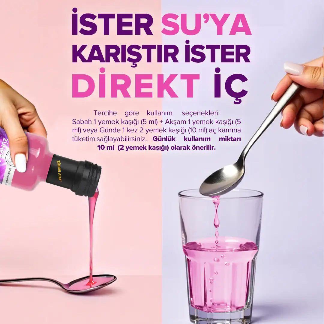 ZÜHRE ANA COLLAGEN ŞURUBU (Kollagen Sirup) cerezland