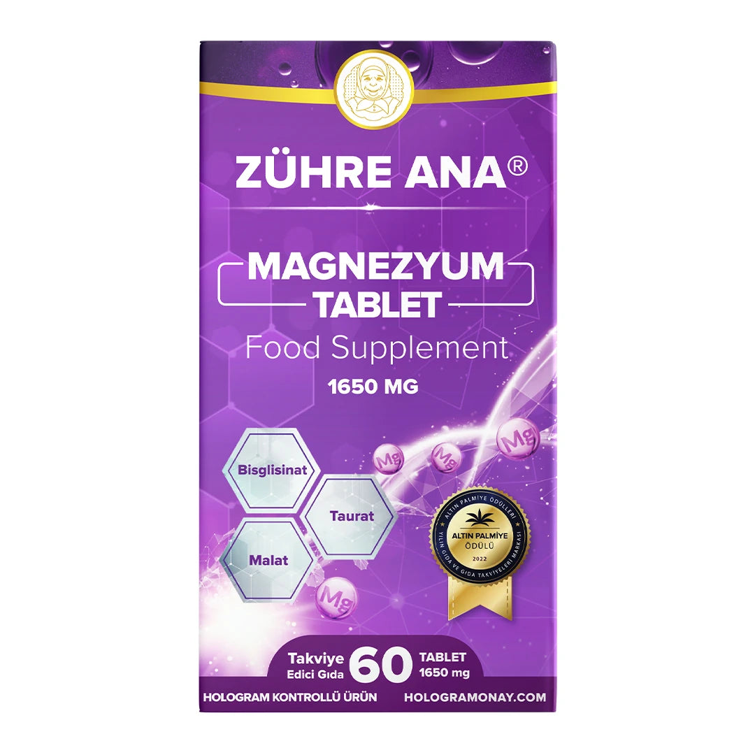 ZÜHRE ANA MAGNEZYUM TABLET (Magnesium Tabletten) cerezland