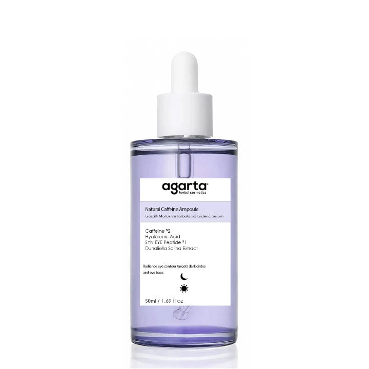 Agarta Morluk ve Torbalanma Karşıtı Kafein ve Peptit Kompleks Göz Altı Ampul Serum 50 ml