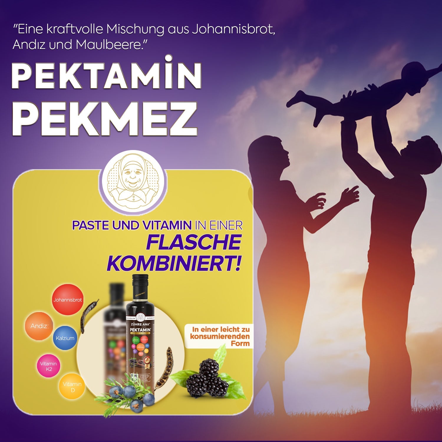 ZÜHRE ANA PEKTAMİN PEKMEZ (Pektamin Melasse) cerezland