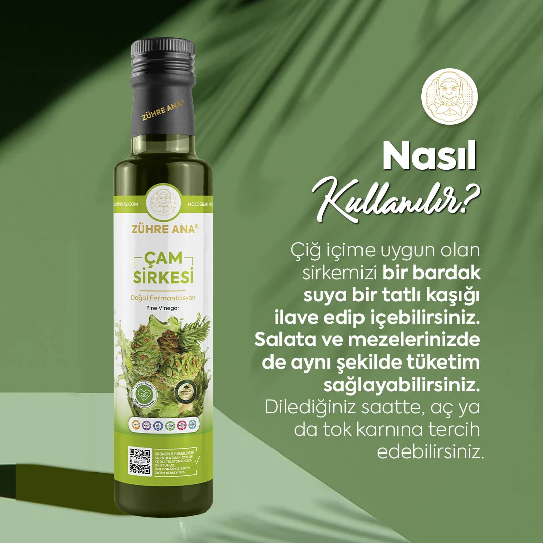 ZÜHRE ANA ÇAM SİRKESİ (Pinienessig) cerezland