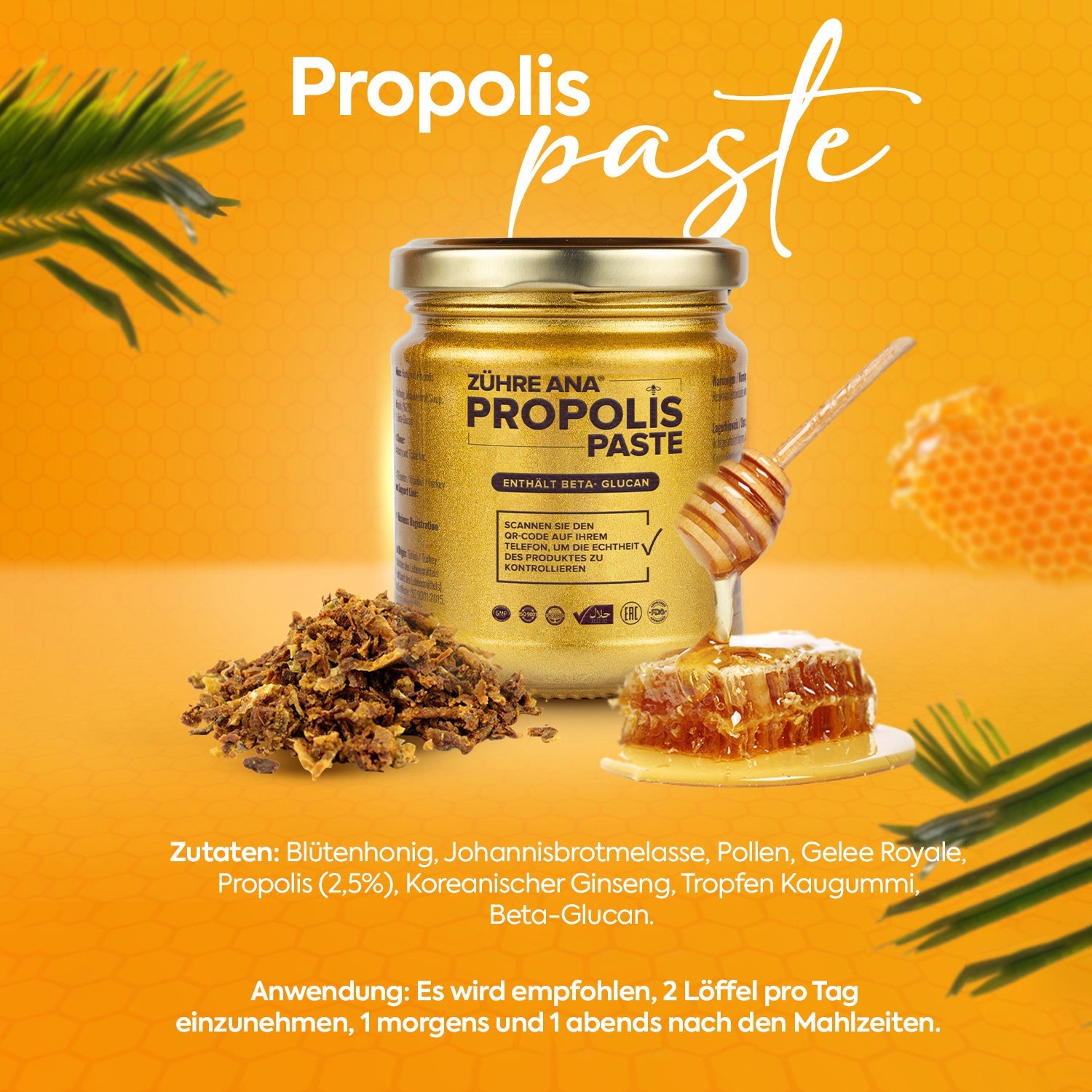 ZÜHRE ANA PROPOLİS MACUNU (Propolis Paste) cerezland