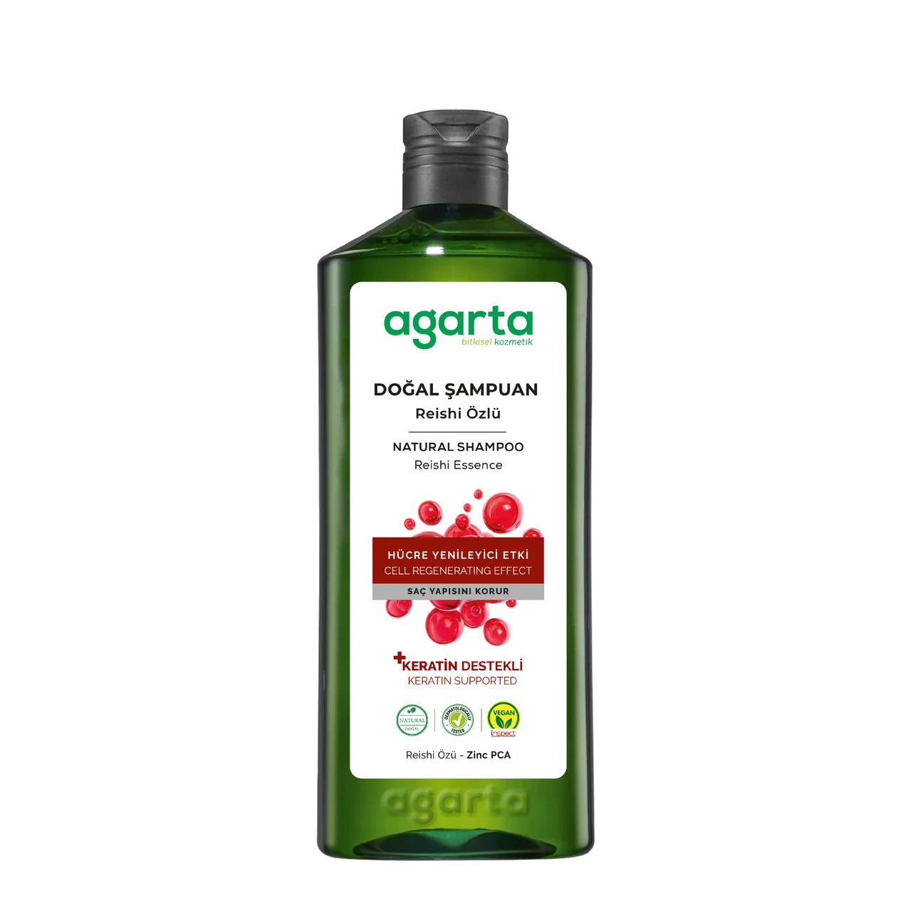 Agarta Doğal Şampuan Reishi (Agarta Natürliche Reishi Shampoo) 400ml