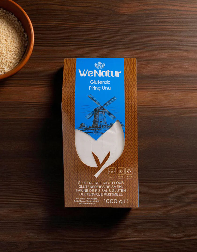 WeNatur Glutensiz Pirinç Unu (Glutenfreies Reismehl) 1000 g cerezland