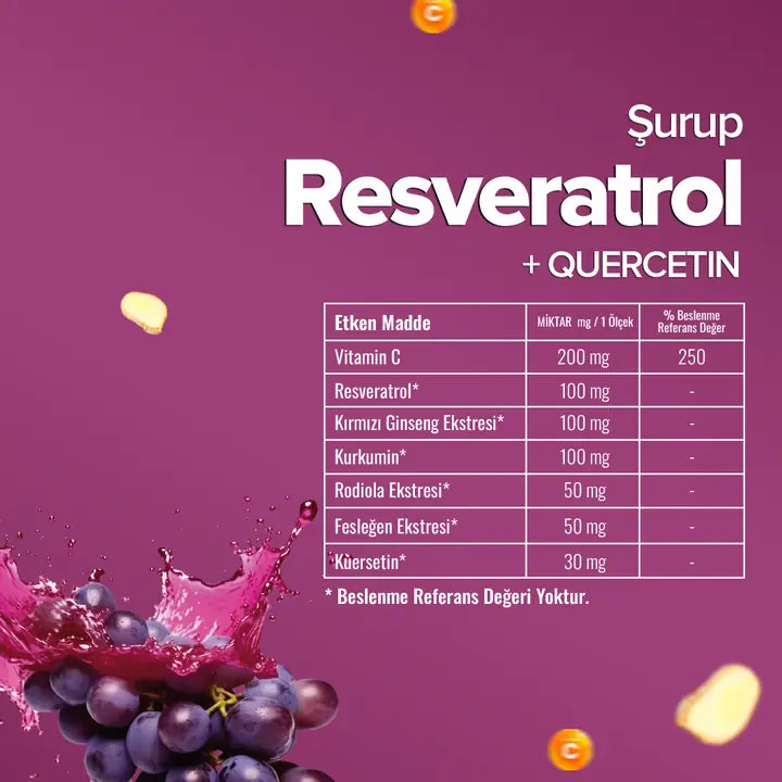 ZÜHRE ANA RESVERATROL ŞURUP (Resveratrol Sirup) cerezland