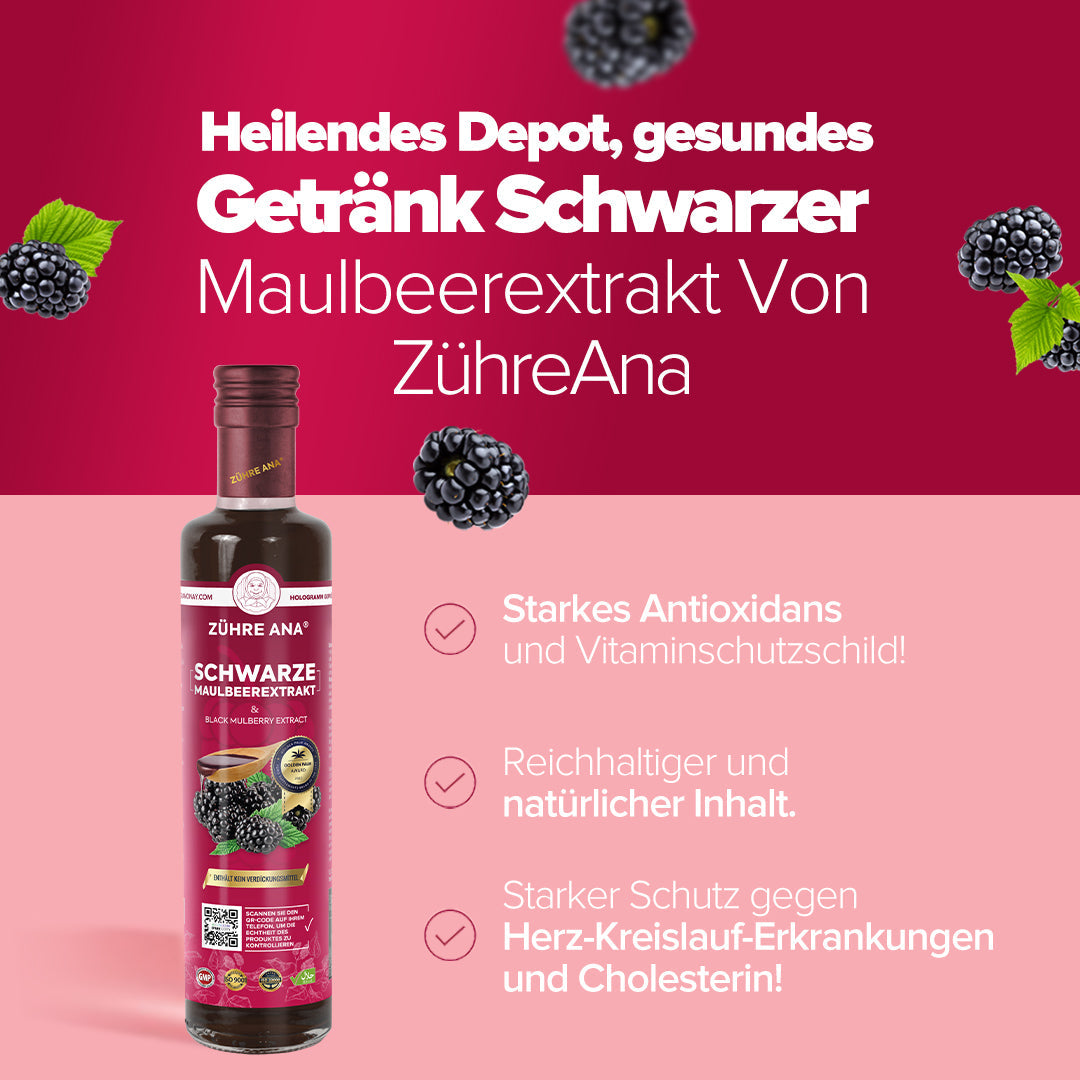 ZÜHRE ANA KARADUT ÖZÜ (Schwarzer Maulbeerextrakt) cerezland