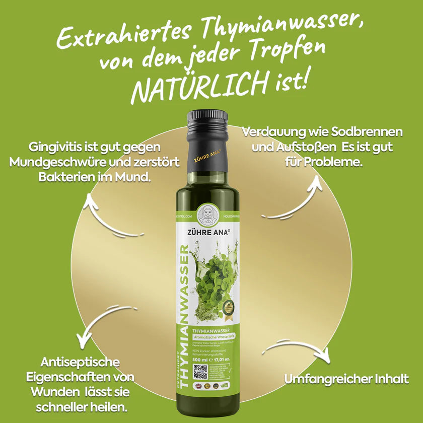 ZÜHRE ANA EKSTRAKTLI KEKİK SUYU (Thymianwasser mit Extrakt) cerezland