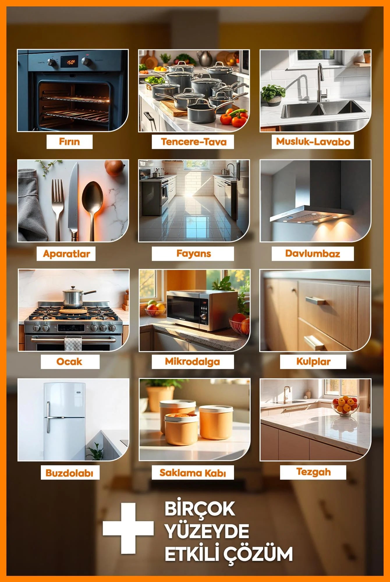 Evonox Clean Ultra Güçlü Mutfak Yüzey Temizleyici ve Yağ Sökücü Limon Kokulu Sprey ( Ultra Starker Küchenreiniger & Fettlöser – Zitronenduft ) 750 ml