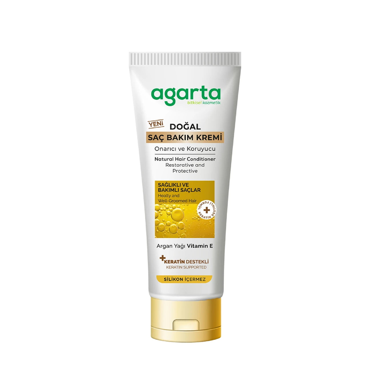 Agarta Doğal Güçlü Bakım Saç Güzelleştirici Krem (Natürliche Intensiv-Haarkur – Reparierend & Pflegend) 250 ml