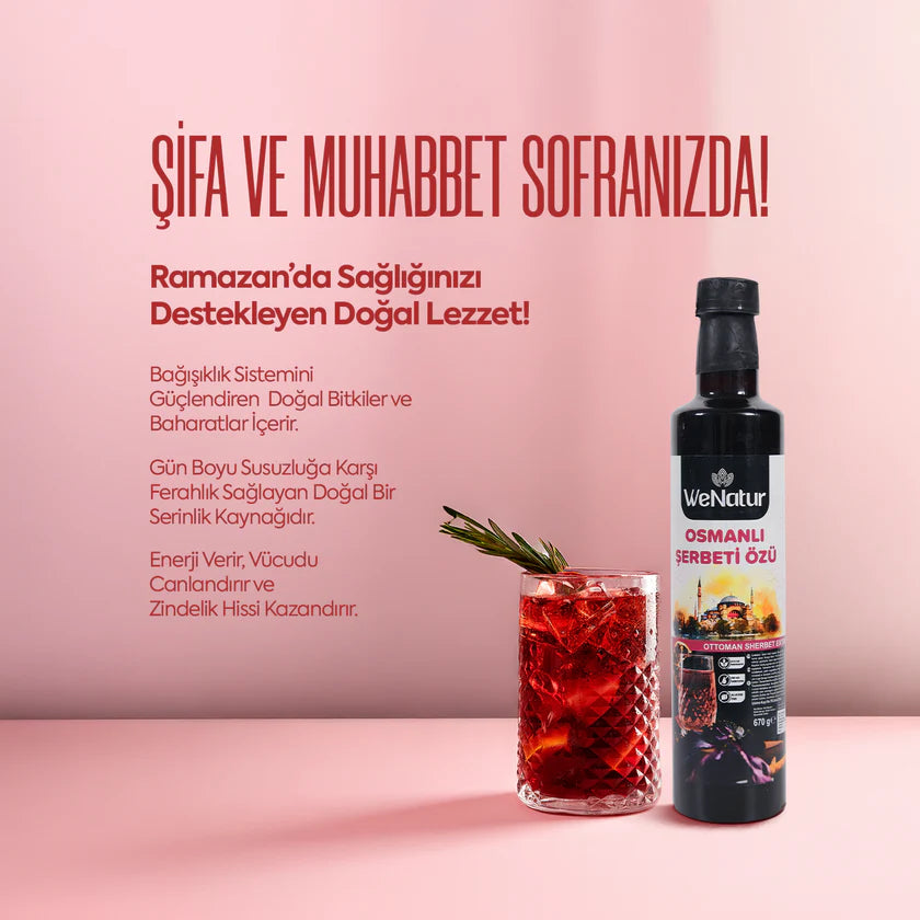 WeNatur Osmanlı Şerbeti Özü cerezland