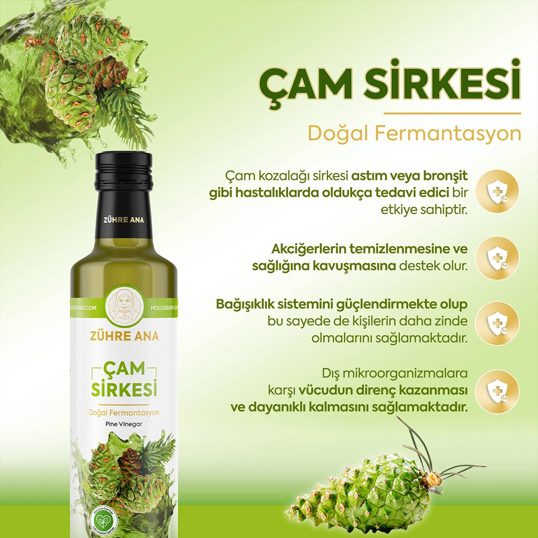zühre ana çam sirkesi 500ml