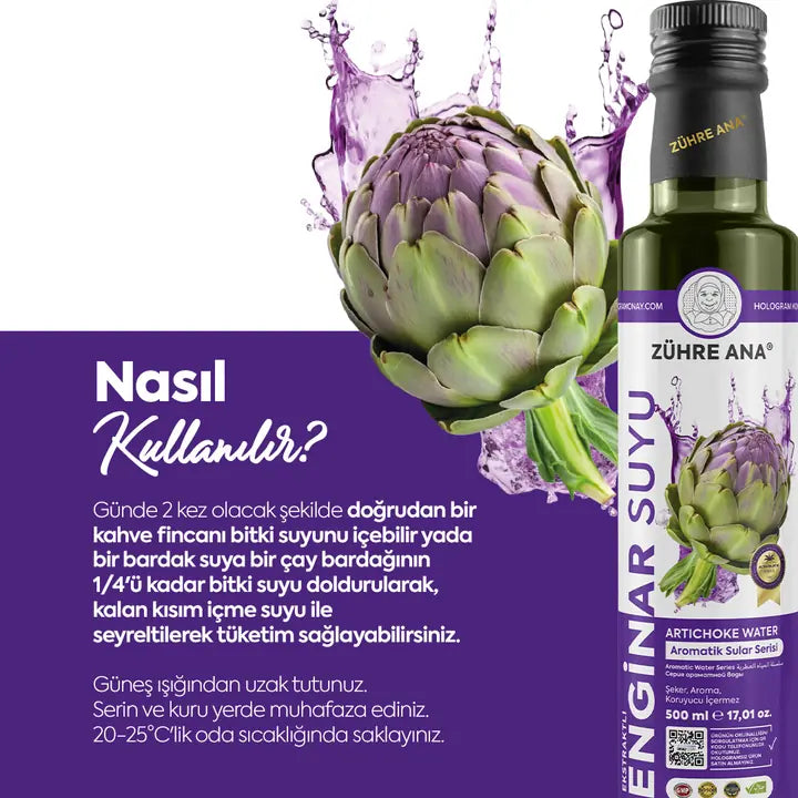 zühre ana enginar suyu 500 ml
