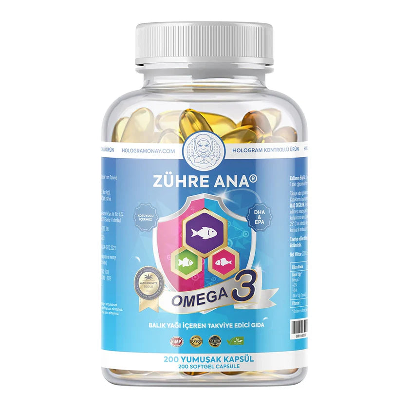 ZÜHRE ANA OMEGA-3 BALIK YAĞI (Omega-3 Fischöl) cerezland