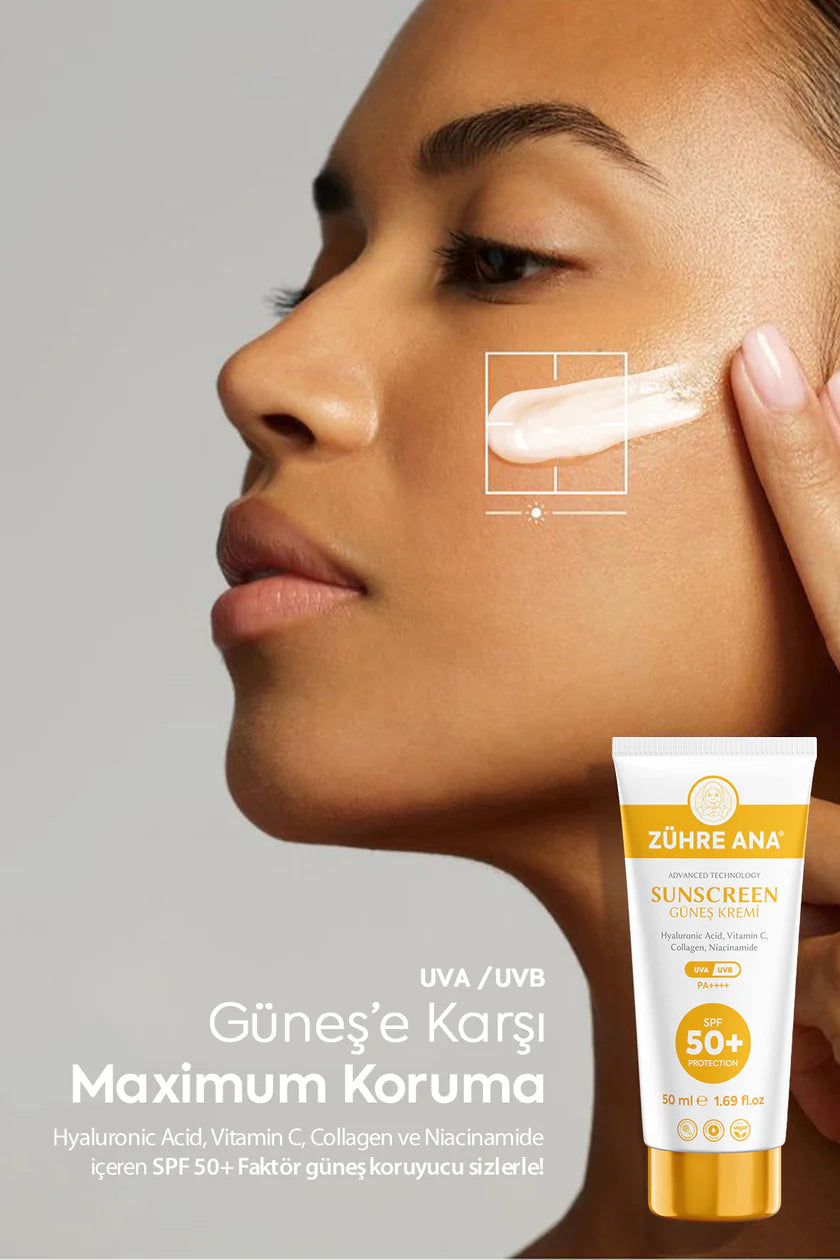 ZÜHRE ANA GÜNEŞ KREMİ SPF 50+UVA/UVB (Sonnencreme LSF 50+ UVA/UVB) cerezland