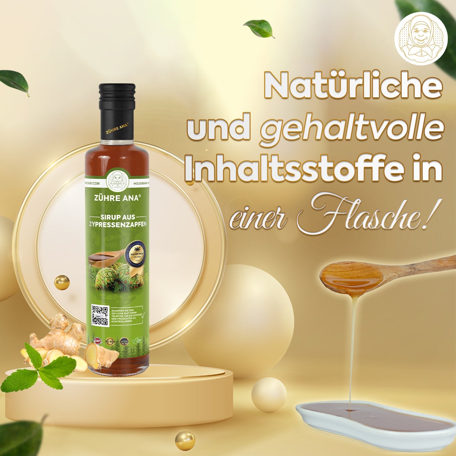 ZÜHRE ANA SERVİ KOZALAĞI ŞURUBU (Zypressenzapfen Sirup) cerezland